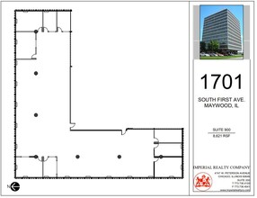 1701 S 1st Ave, Maywood, IL à louer Plan d’étage– Image 1 sur 4