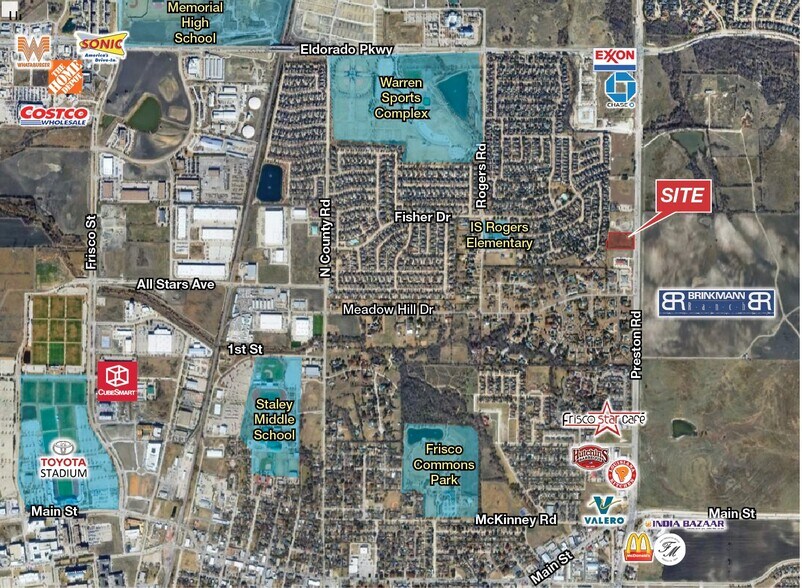 Preston Rd, Frisco, TX à vendre - Aérien – Image 3 sur 5