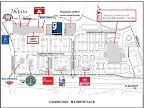 712 Cambridge Plz, Cambridge, MD à louer Plan de site– Image 1 sur 2