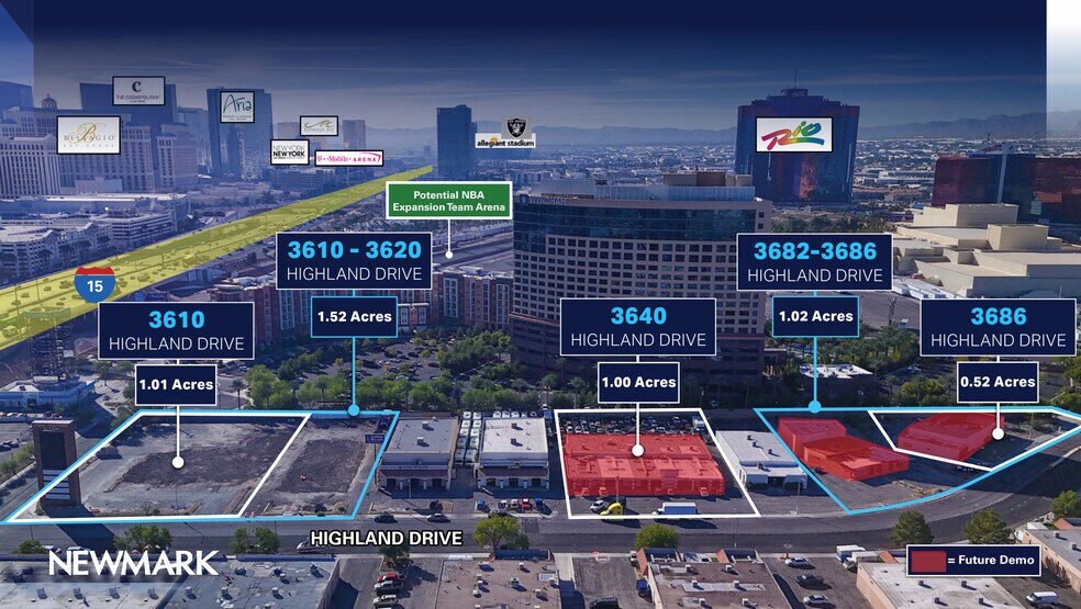 ±5.07 AC Land Individual or Combined portefeuille de 5 biens à vendre sur LoopNet.fr - Aérien – Image 1 sur 5