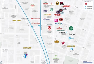 616 Davis St, Evanston, IL - Vue aérienne  vue de carte