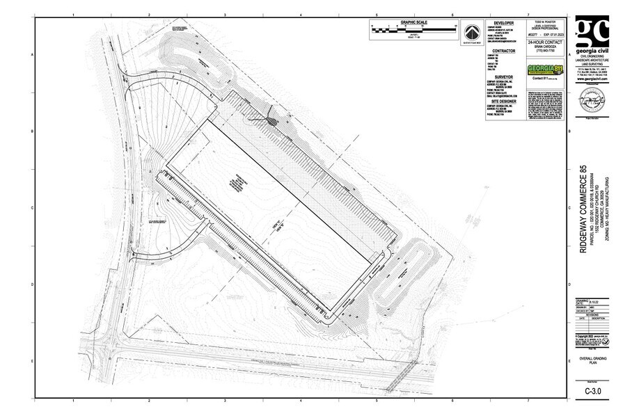 1532 Ridgeway Church Rd, Commerce, GA à louer - Plan de site – Image 3 sur 3