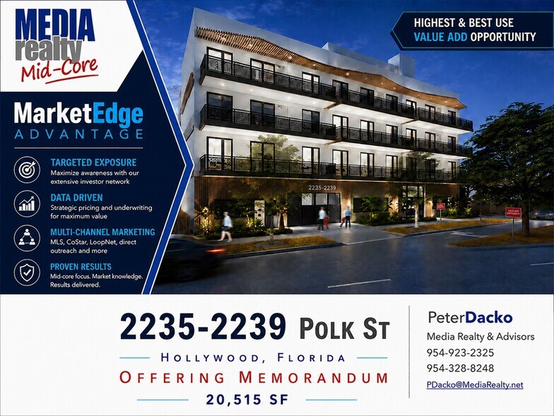 2235 Polk St, Hollywood, FL à vendre - Photo principale – Image 1 sur 17