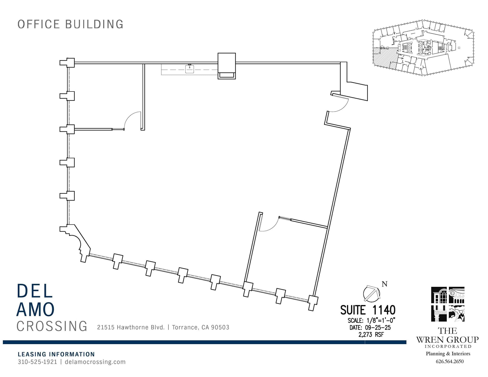 21515 Hawthorne Blvd, Torrance, CA à louer Plan d’étage– Image 1 sur 2