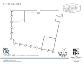 21515 Hawthorne Blvd, Torrance, CA à louer Plan d’étage– Image 1 sur 2