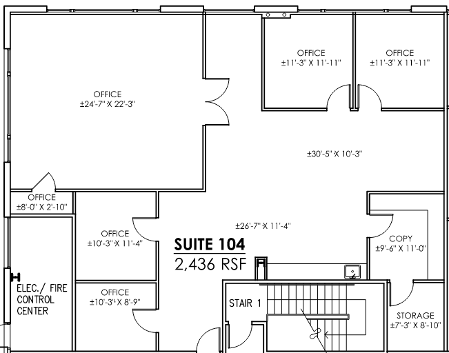 2480 Hilborn Rd, Fairfield, CA à louer Plan d’étage– Image 1 sur 1