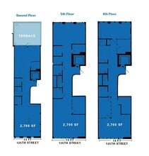 63-65 W 125th St, New York, NY à louer Plan d’étage– Image 1 sur 1
