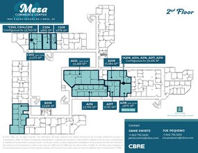 1930 S Alma School Rd, Mesa, AZ à louer Plan d’étage– Image 2 sur 2