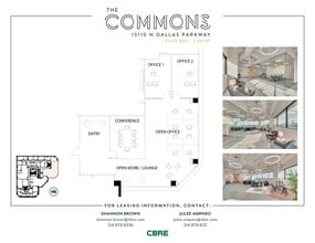 15110 N Dallas Pky, Dallas, TX à vendre Plan d’étage– Image 1 sur 4