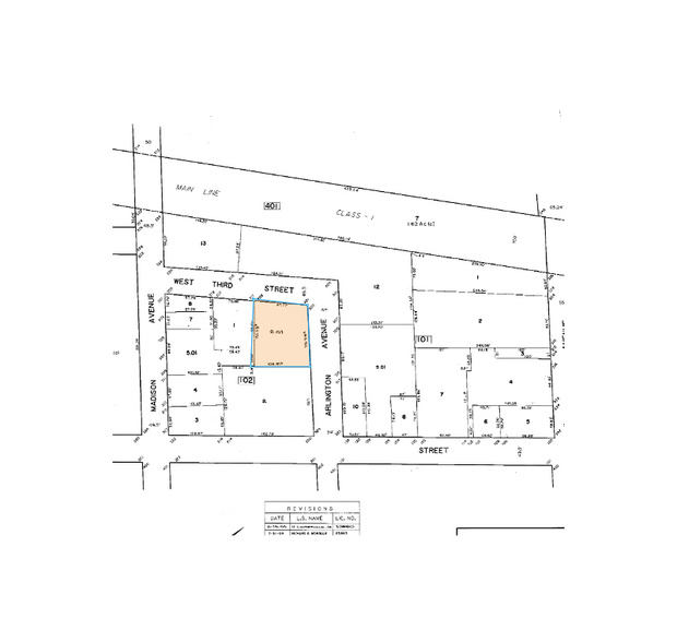 201 W 3rd St, Plainfield, NJ à louer - Plan cadastral – Image 1 sur 1
