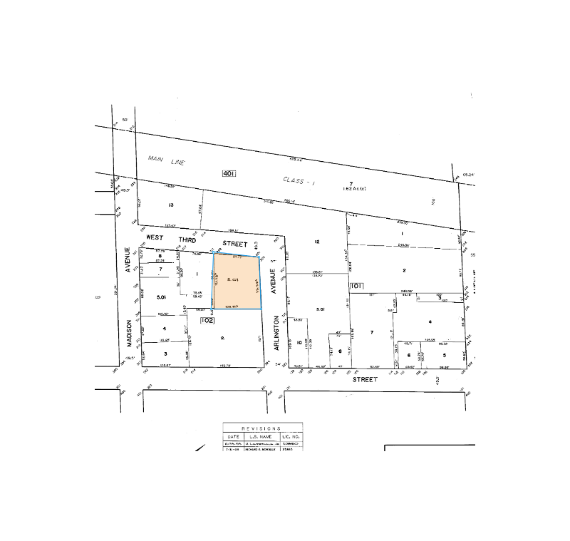 201 W 3rd St, Plainfield, NJ à louer Plan cadastral– Image 1 sur 2