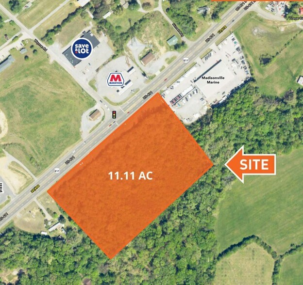 3407 U.S. 411, Madisonville, TN à louer - Aérien – Image 2 sur 2