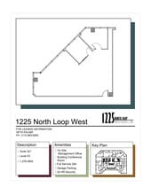 1225 N Loop Fwy W, Houston, TX à louer Plan de site– Image 1 sur 1