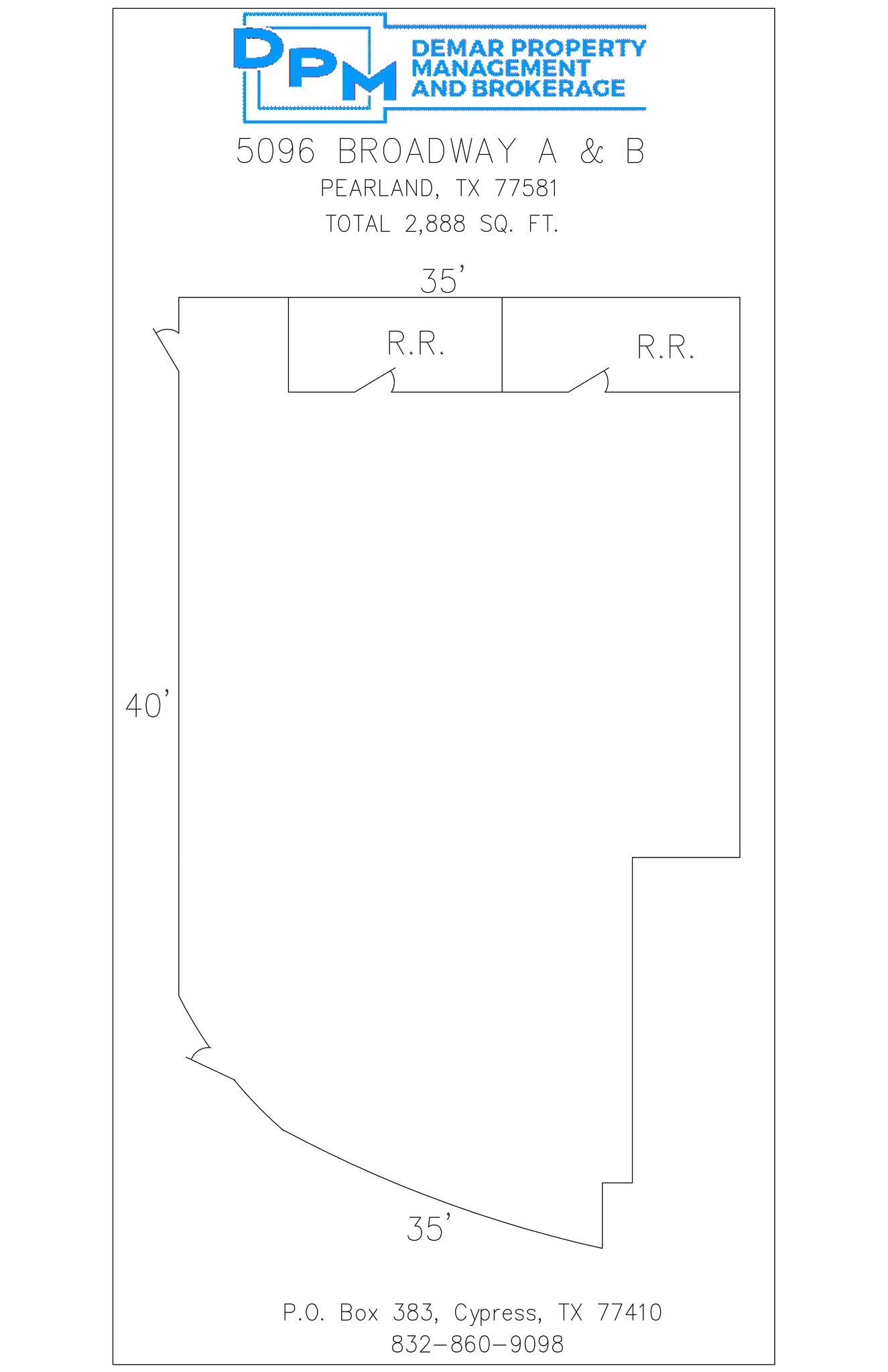5010-5074 W Broadway St, Pearland, TX à louer Plan de site– Image 1 sur 1