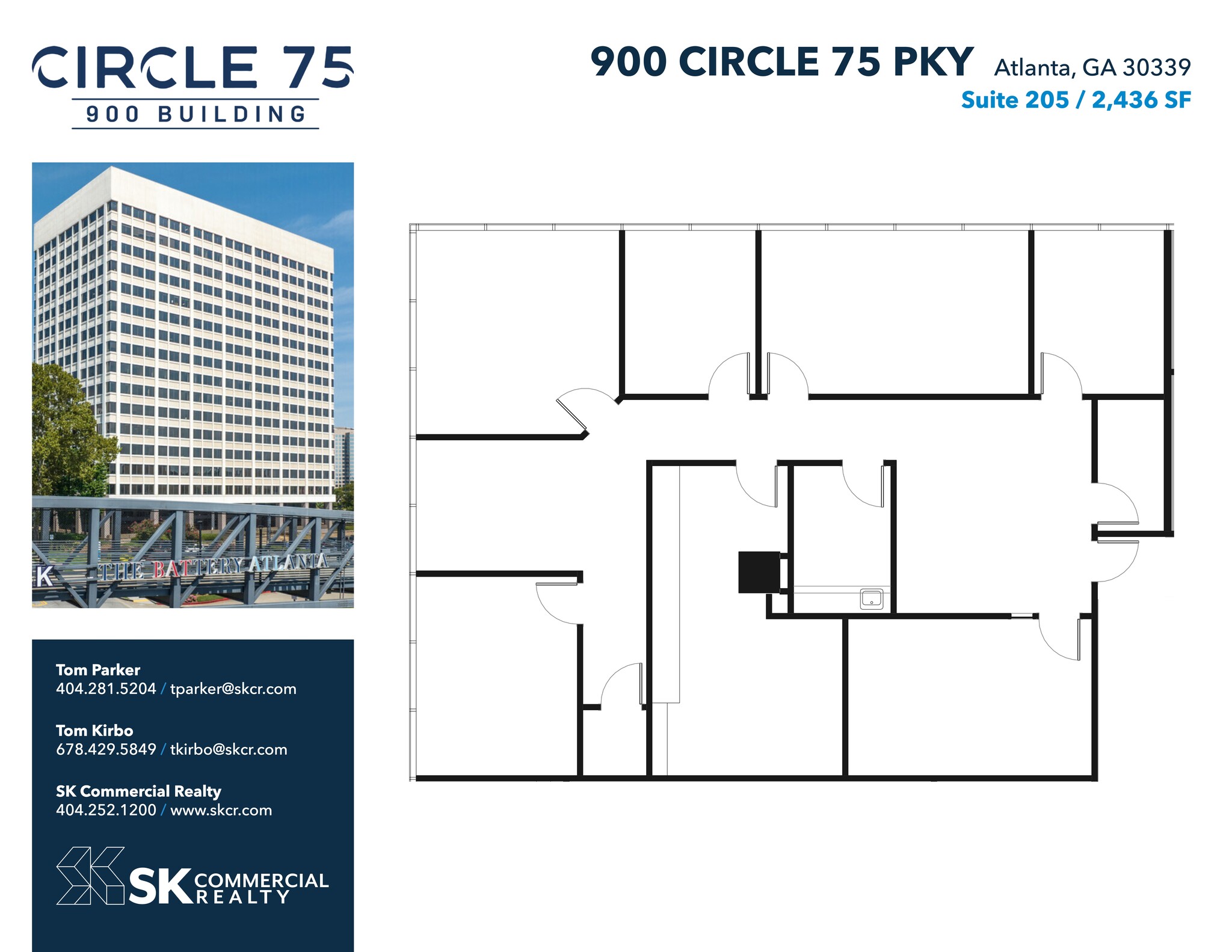 900 Circle 75 Pky SE, Atlanta, GA à louer Plan de site– Image 1 sur 1