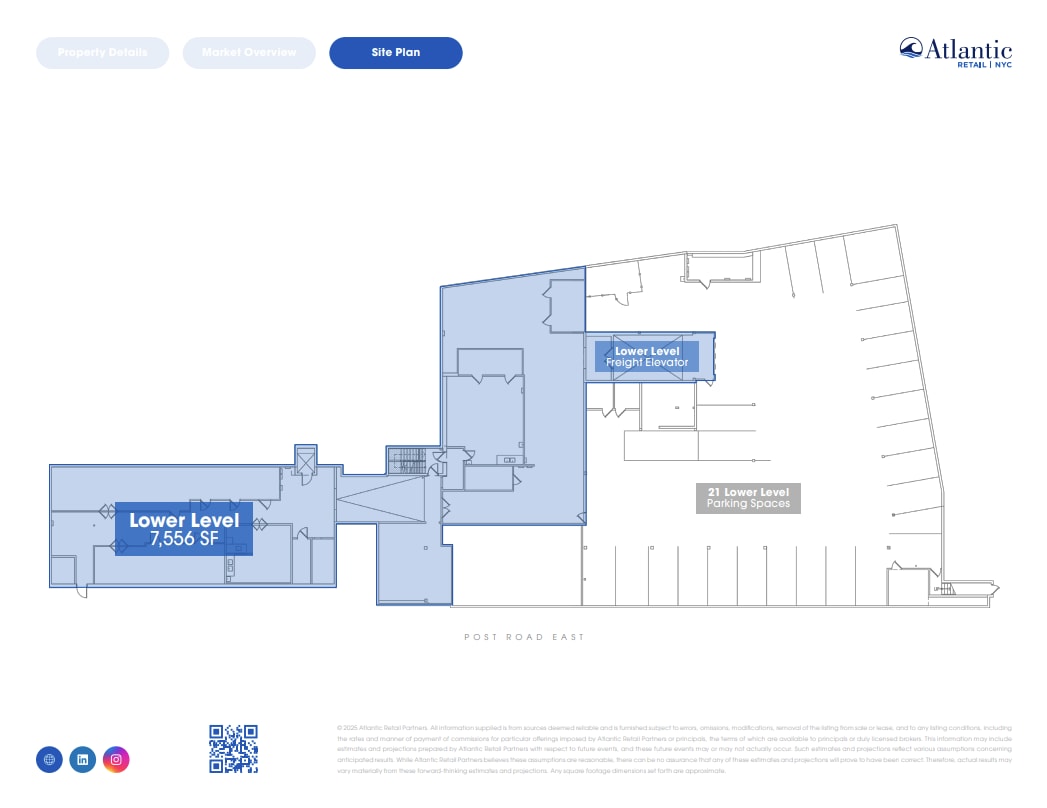 1385-1391 Post Rd E, Westport, CT à louer Plan d’étage– Image 1 sur 1