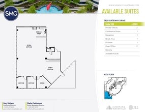 1800 Gateway Dr, San Mateo, CA à louer Plan d’étage– Image 1 sur 1