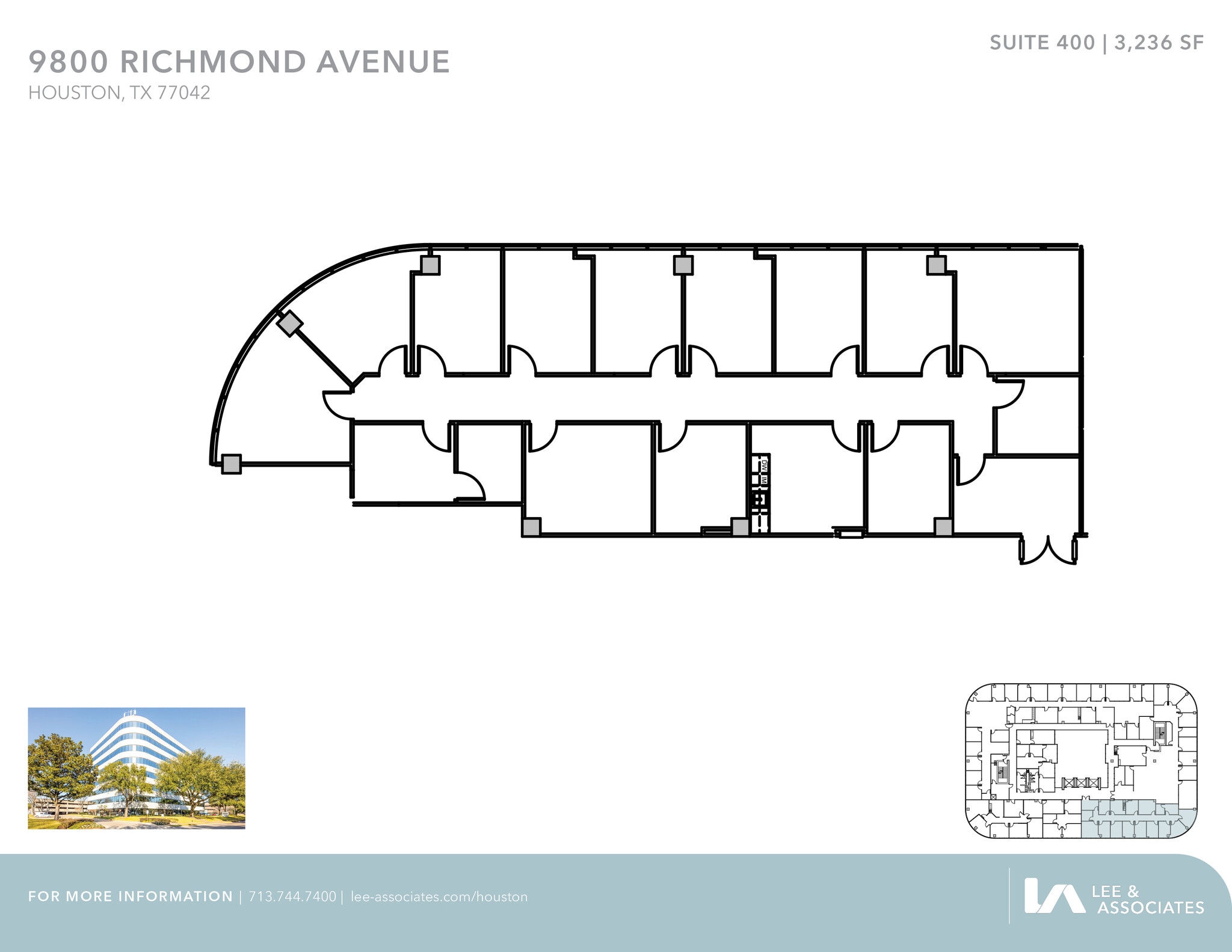 9800 Richmond Ave, Houston, TX à louer Plan d’étage– Image 1 sur 1