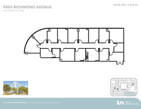 9800 Richmond Ave, Houston, TX à louer Plan d’étage– Image 1 sur 1