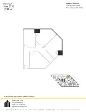1100 Poydras St, New Orleans, LA à louer Plan de site– Image 1 sur 1