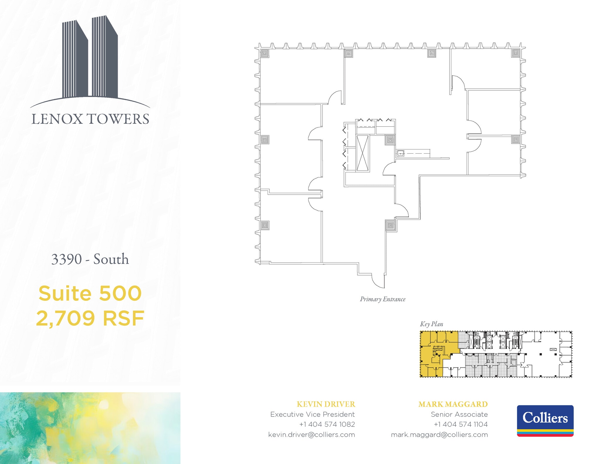 3400 Peachtree Rd NE, Atlanta, GA à louer Plan d’étage– Image 1 sur 1