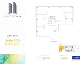 3400 Peachtree Rd NE, Atlanta, GA à louer Plan d’étage– Image 1 sur 1