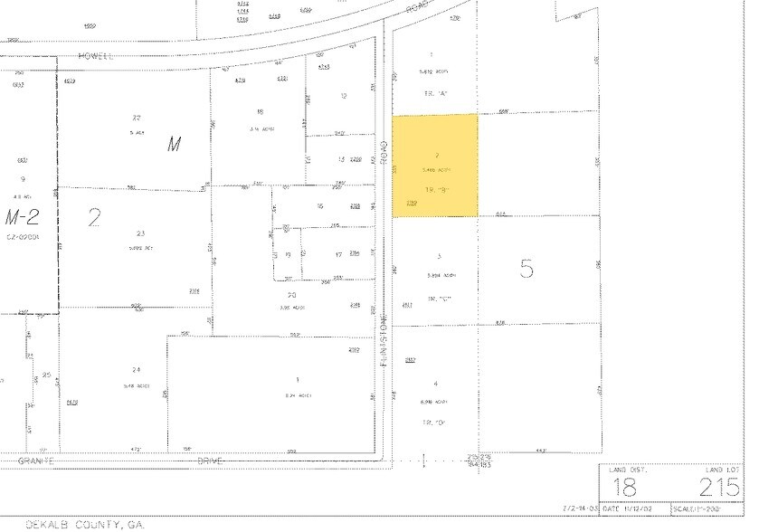 2189 Flintstone Dr, Tucker, GA à louer - Plan cadastral – Image 2 sur 5