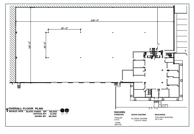 14801 Sovereign Rd, Fort Worth, TX à louer Plan d’étage– Image 1 sur 1