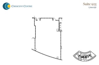 100 Crescent Center Pkwy, Tucker, GA à louer Plan d’étage– Image 1 sur 1