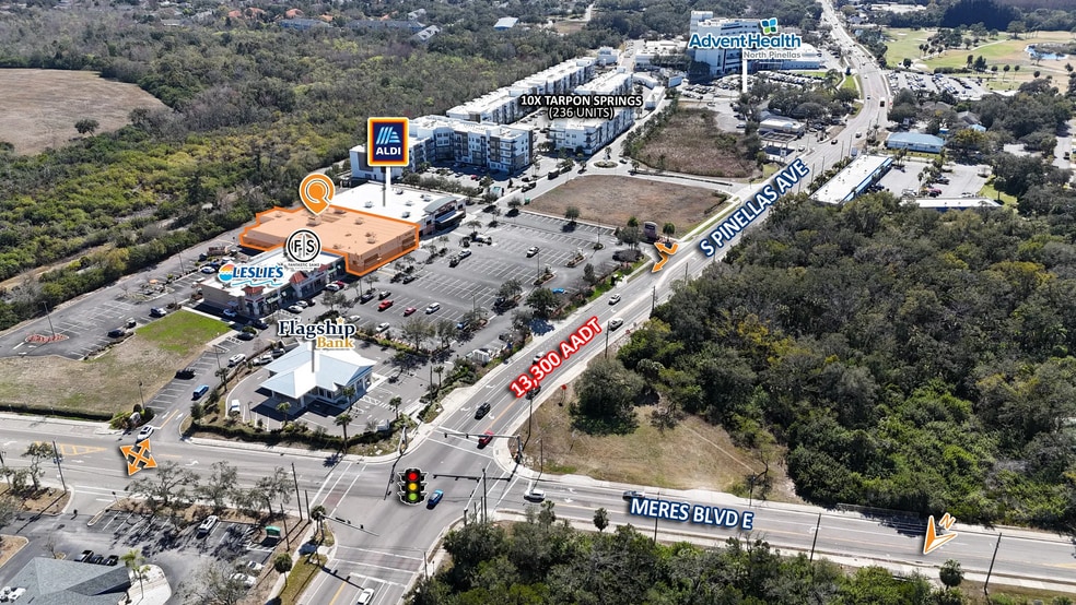 1143-1171 Pinellas Ave S, Tarpon Springs, FL à louer - Aérien – Image 3 sur 3