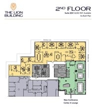 1233 20th St NW, Washington, DC à louer Plan d’étage– Image 2 sur 2
