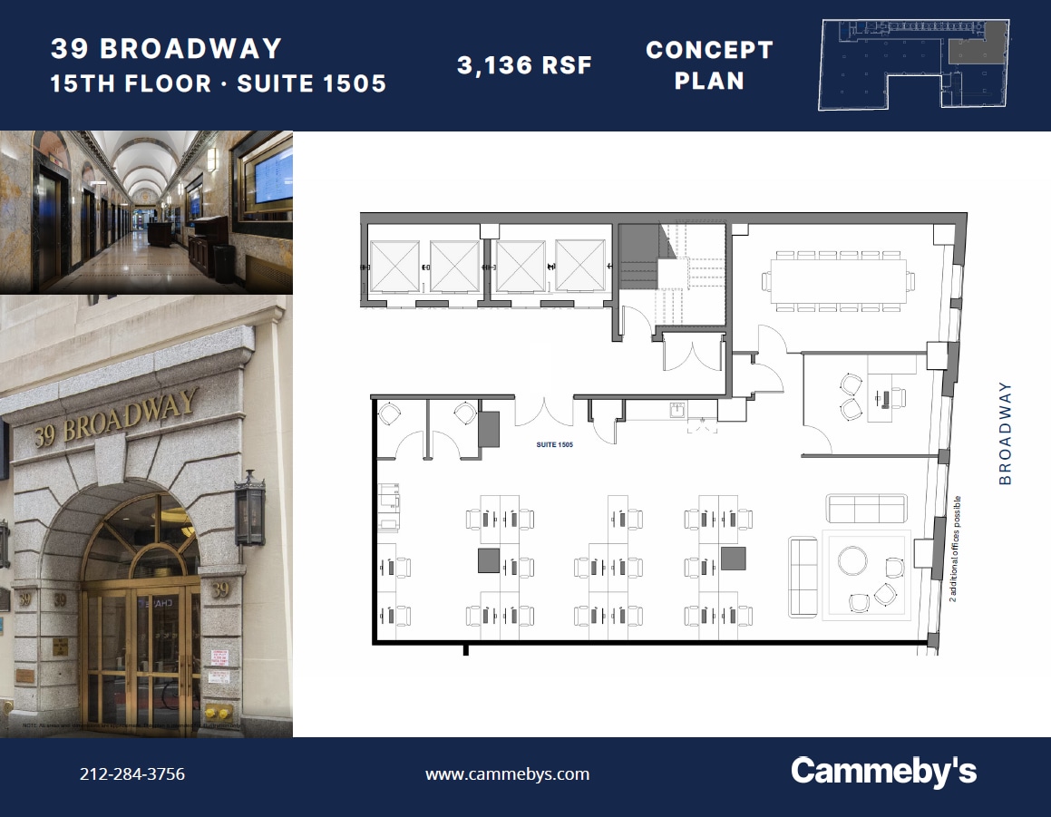 39 Broadway, New York, NY à louer Plan d’étage– Image 1 sur 1