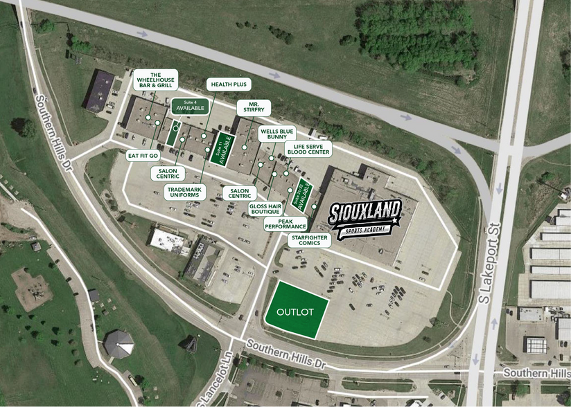 4501-4513 Southern Hills Dr, Sioux City, IA à louer - Photo de l’immeuble – Image 2 sur 2