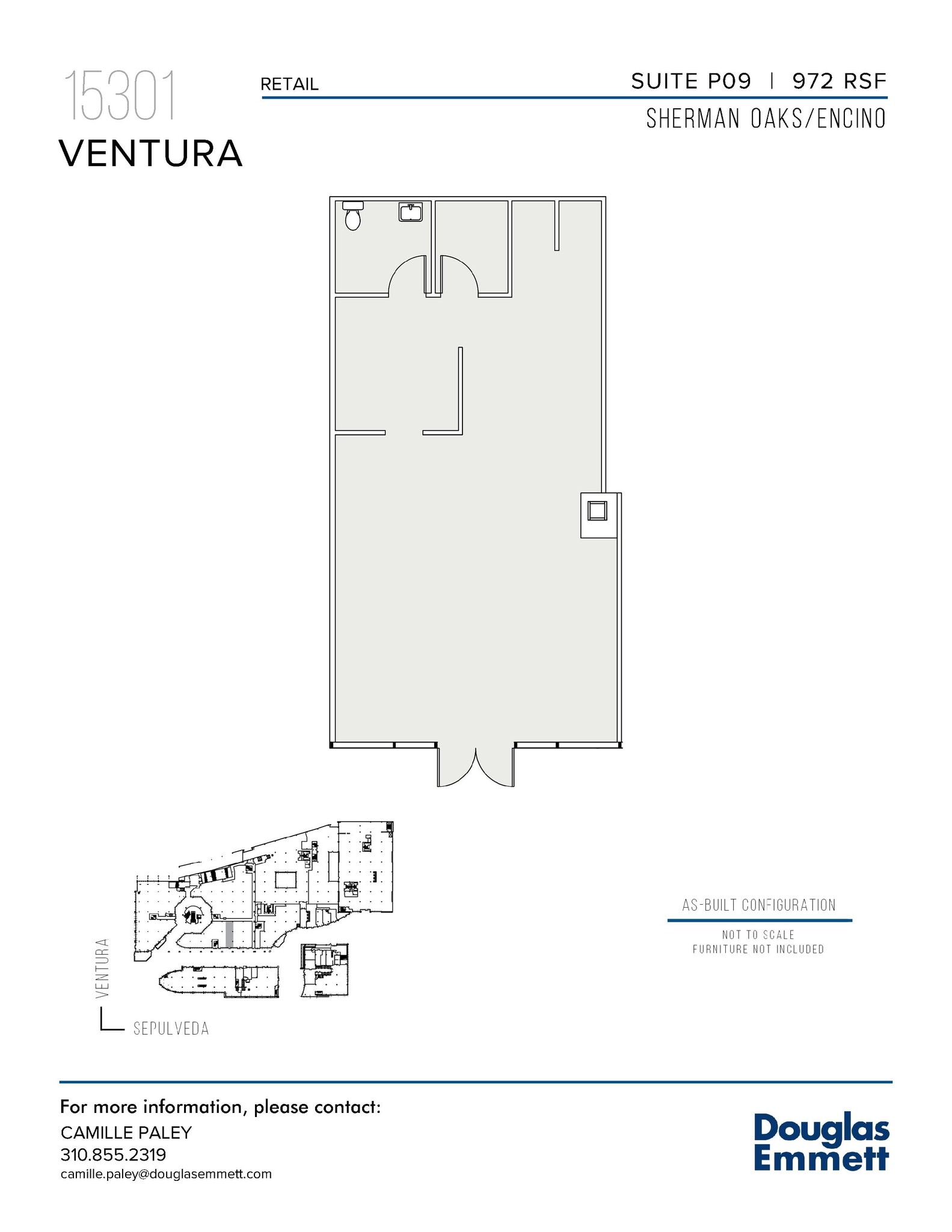 15301 Ventura Blvd, Sherman Oaks, CA à louer Plan d’étage– Image 1 sur 1