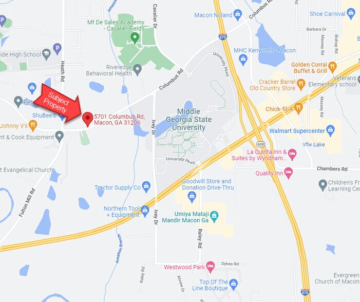 5701 Columbus Road, Macon-Bibb, GA à vendre - Photo de l’immeuble – Image 2 sur 2