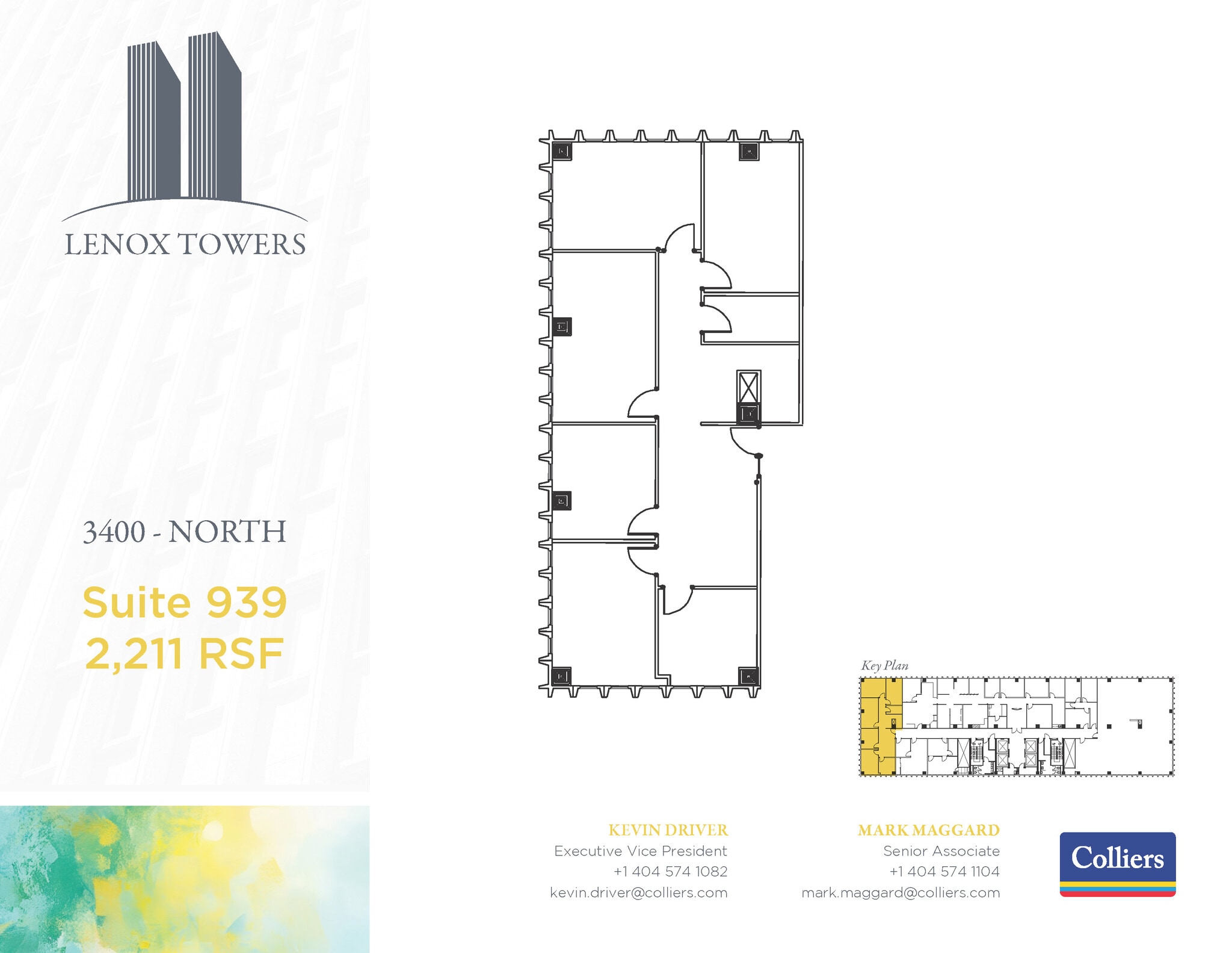 3400 Peachtree Rd NE, Atlanta, GA à louer Plan d’étage– Image 1 sur 1