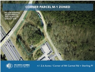Plus de détails pour Mount Carmel Road & Sterling Place, McDonough, GA - Terrain à vendre