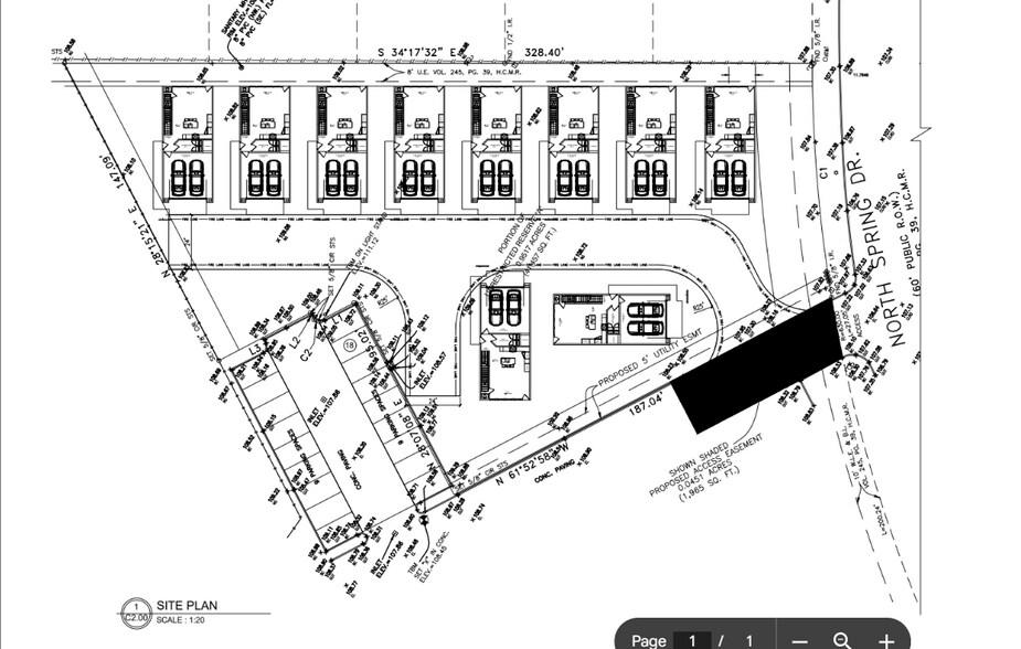 1811 N Spring Dr, Spring, TX à vendre - Plan de site – Image 2 sur 3