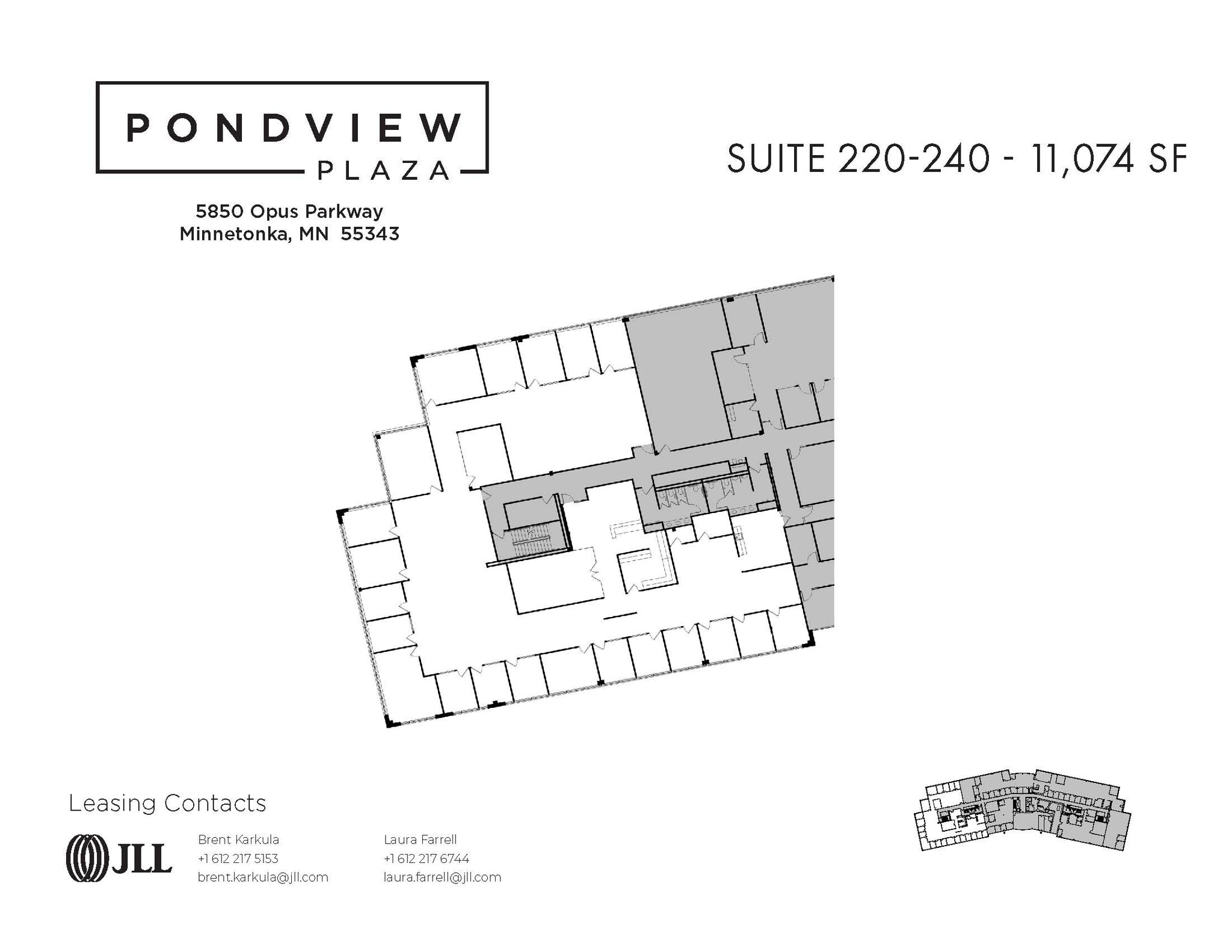 5850 Opus Pky, Minnetonka, MN à louer Plan d’étage– Image 1 sur 1