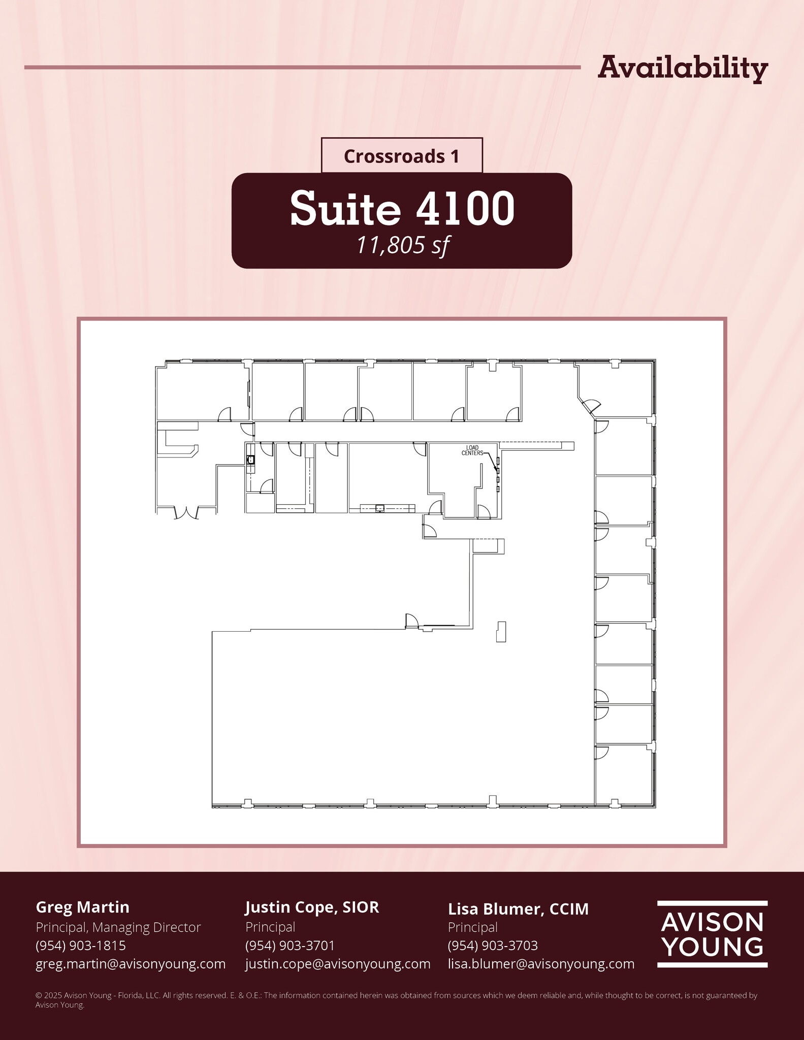 8201 Peters Rd, Plantation, FL à louer Plan d’étage– Image 1 sur 1