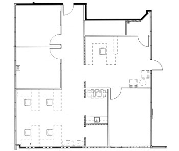 5465 Morehouse Dr, San Diego, CA à louer Plan d’étage– Image 1 sur 1