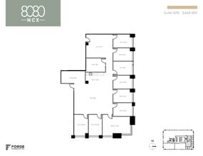 8080 N Central Expy, Dallas, TX à louer Plan d’étage– Image 1 sur 2