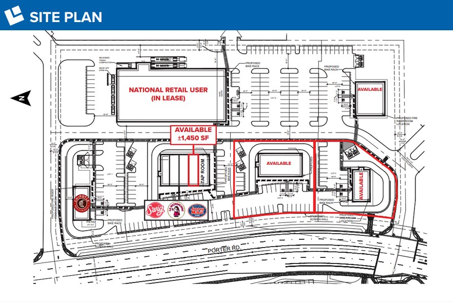 17542 N Porter Rd, Maricopa, AZ à louer - Plan de site – Image 2 sur 3
