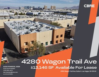Plus de détails pour 4280 Wagon Trail Ave, Las Vegas, NV - Industriel/Logistique à louer