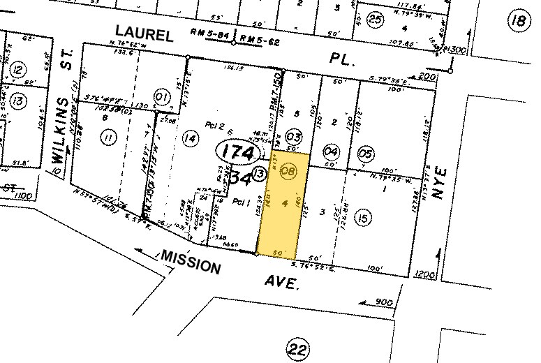 914 Mission Ave, San Rafael, CA à louer - Plan cadastral – Image 3 sur 8