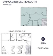 3110 Camino del Rio S, San Diego, CA à louer Plan d’étage– Image 1 sur 1