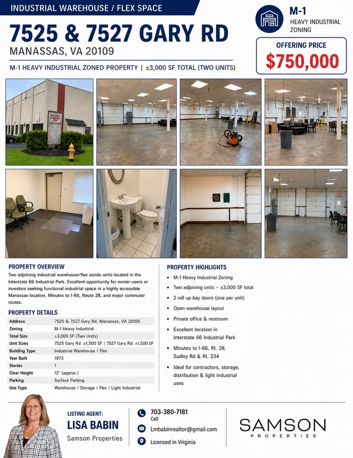 7527 Gary Rd, Manassas, VA 20109 - Lot 7525/7527 - - Photo intérieure - Image 1 of 1