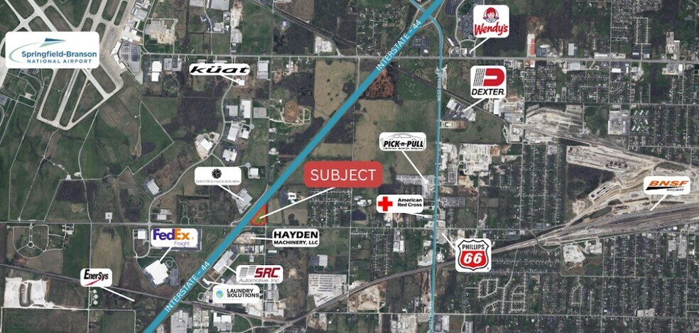 4301 W Division St, Springfield, MO à vendre - Aérien – Image 2 sur 2