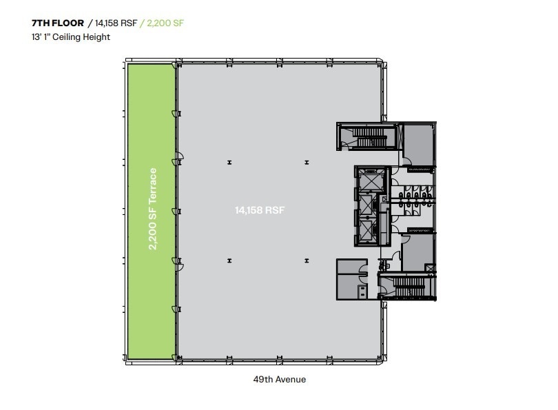 25- 11 49th Ave, Long Island City, NY à louer Plan d’étage– Image 1 sur 1