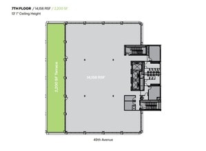 25- 11 49th Ave, Long Island City, NY à louer Plan d’étage– Image 1 sur 1